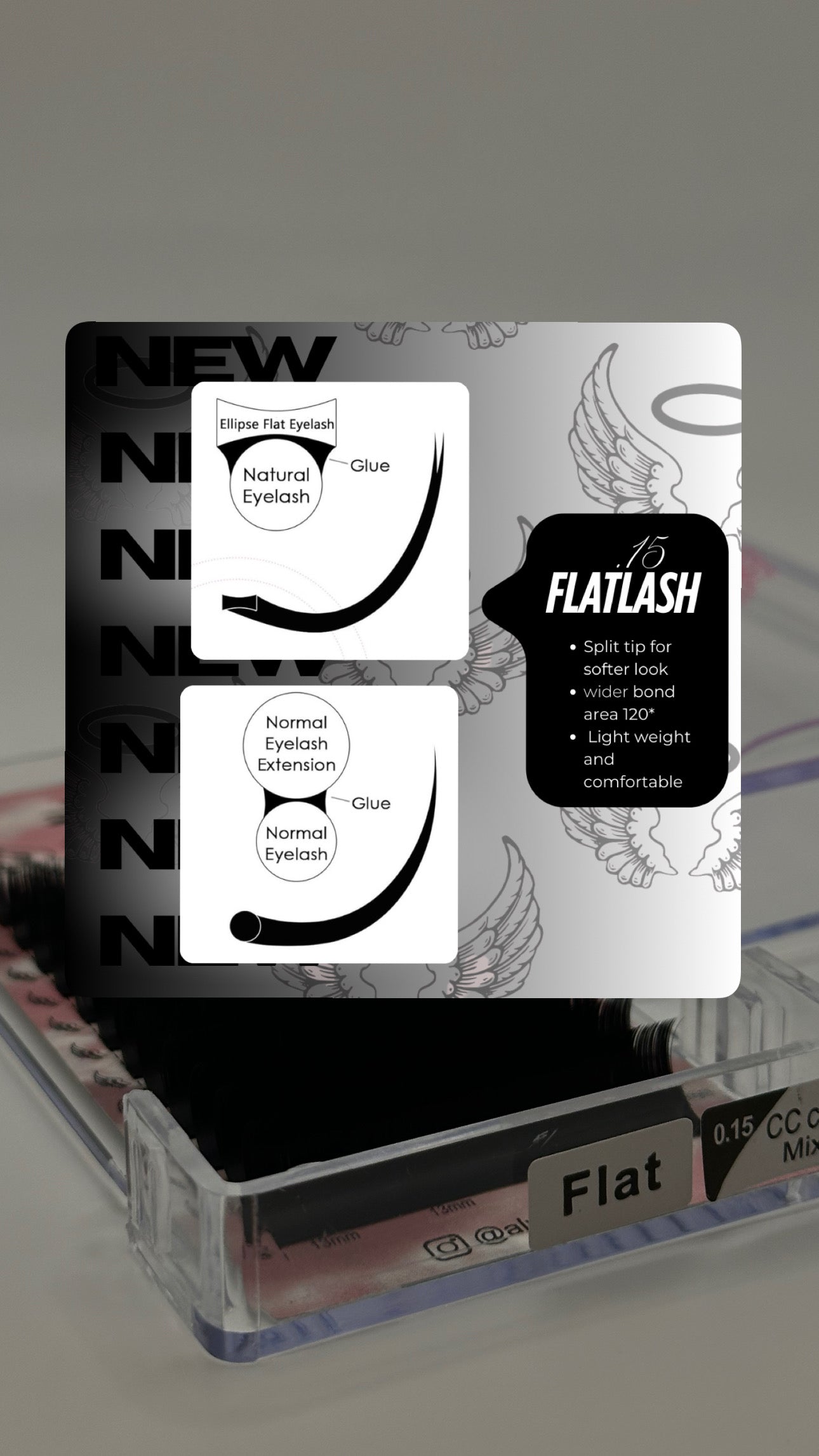 .15 eclipse flat lash tray