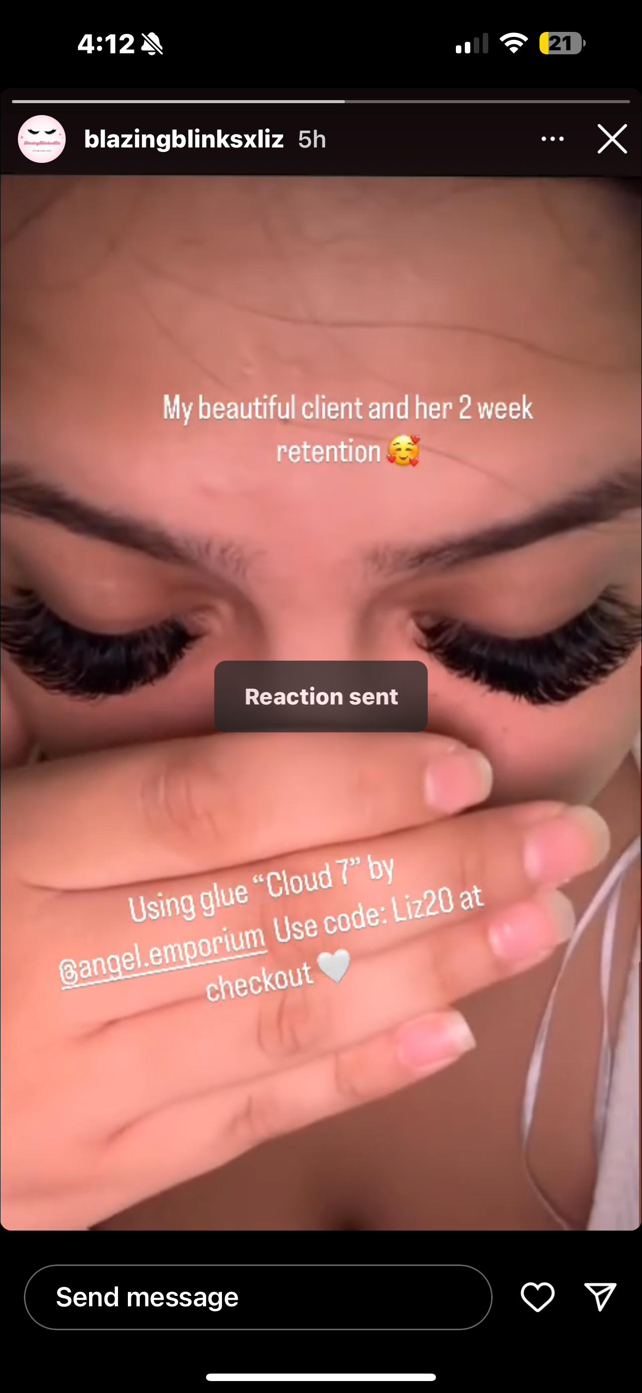 Cloud 1 Lash Adhesive - Best Retention