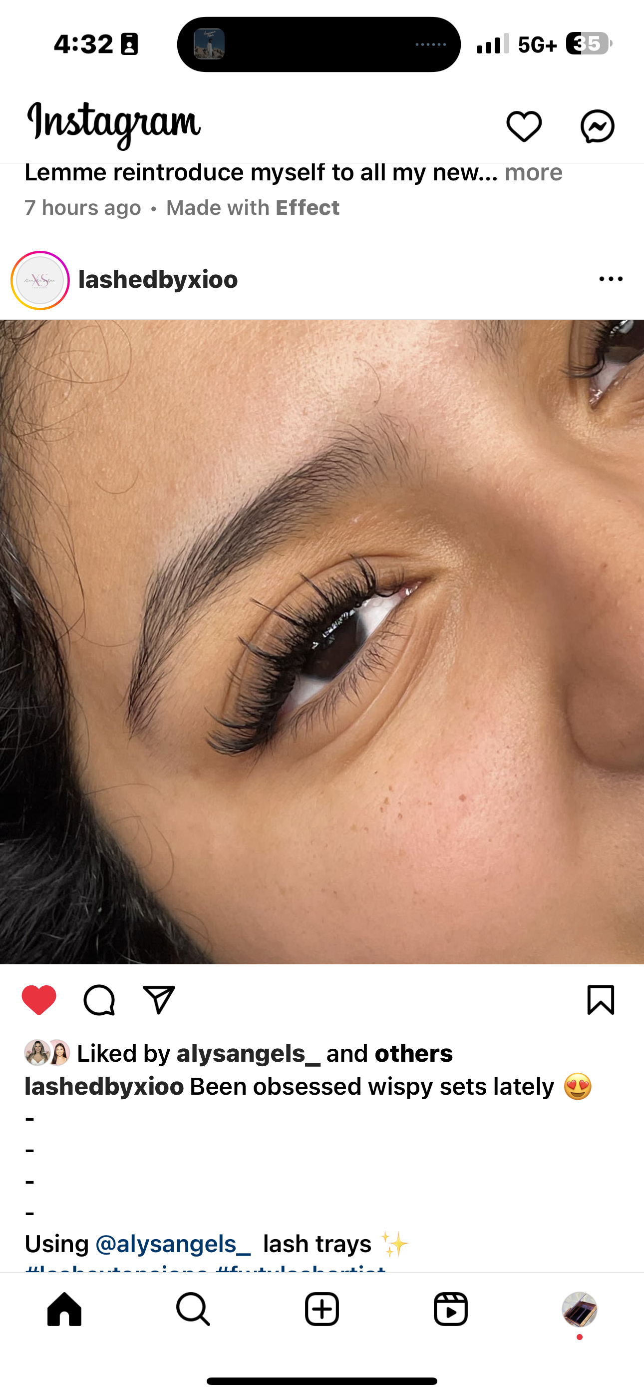 Volume Cashmere Lash Tray