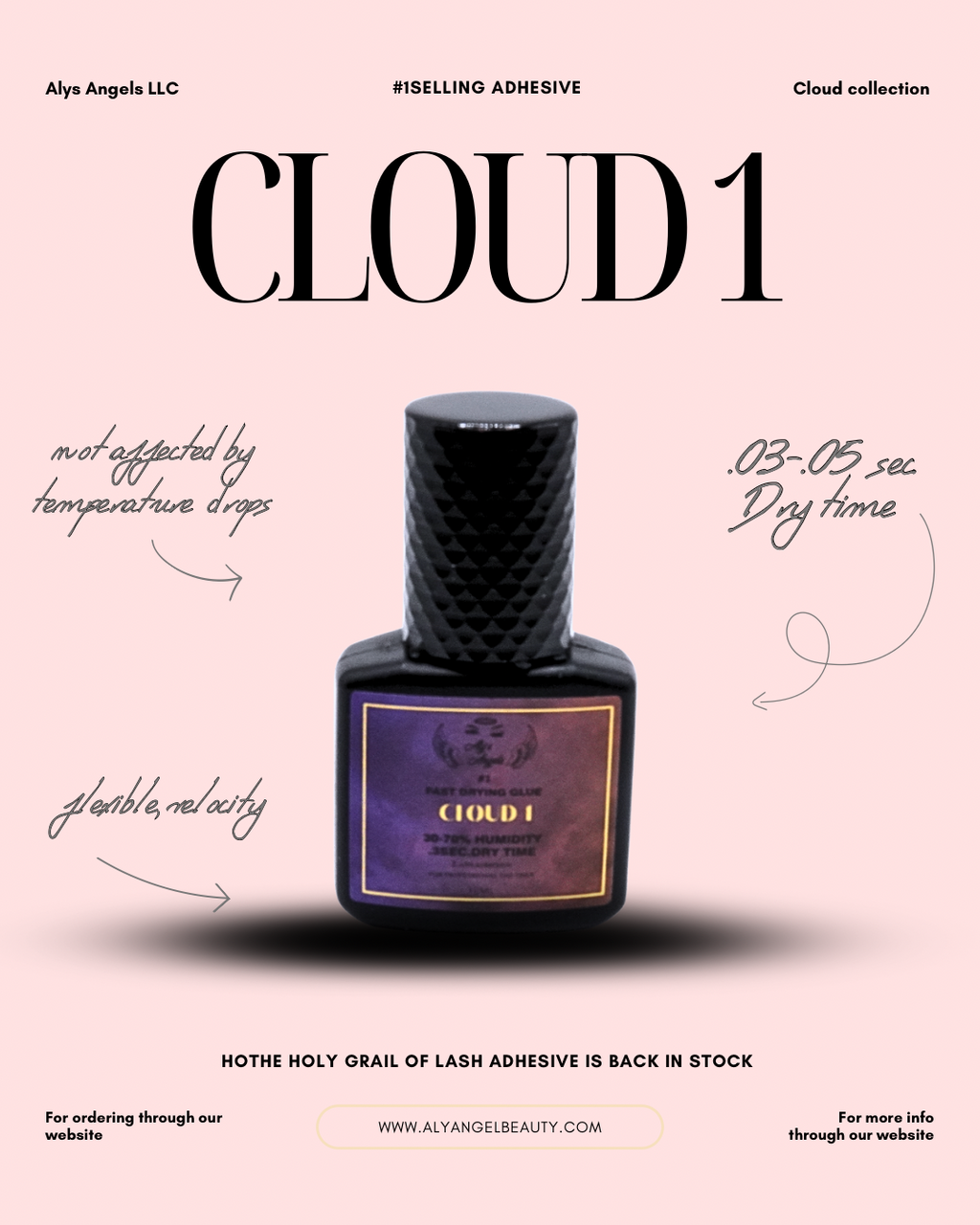 Cloud 1 Lash Adhesive - Best Retention