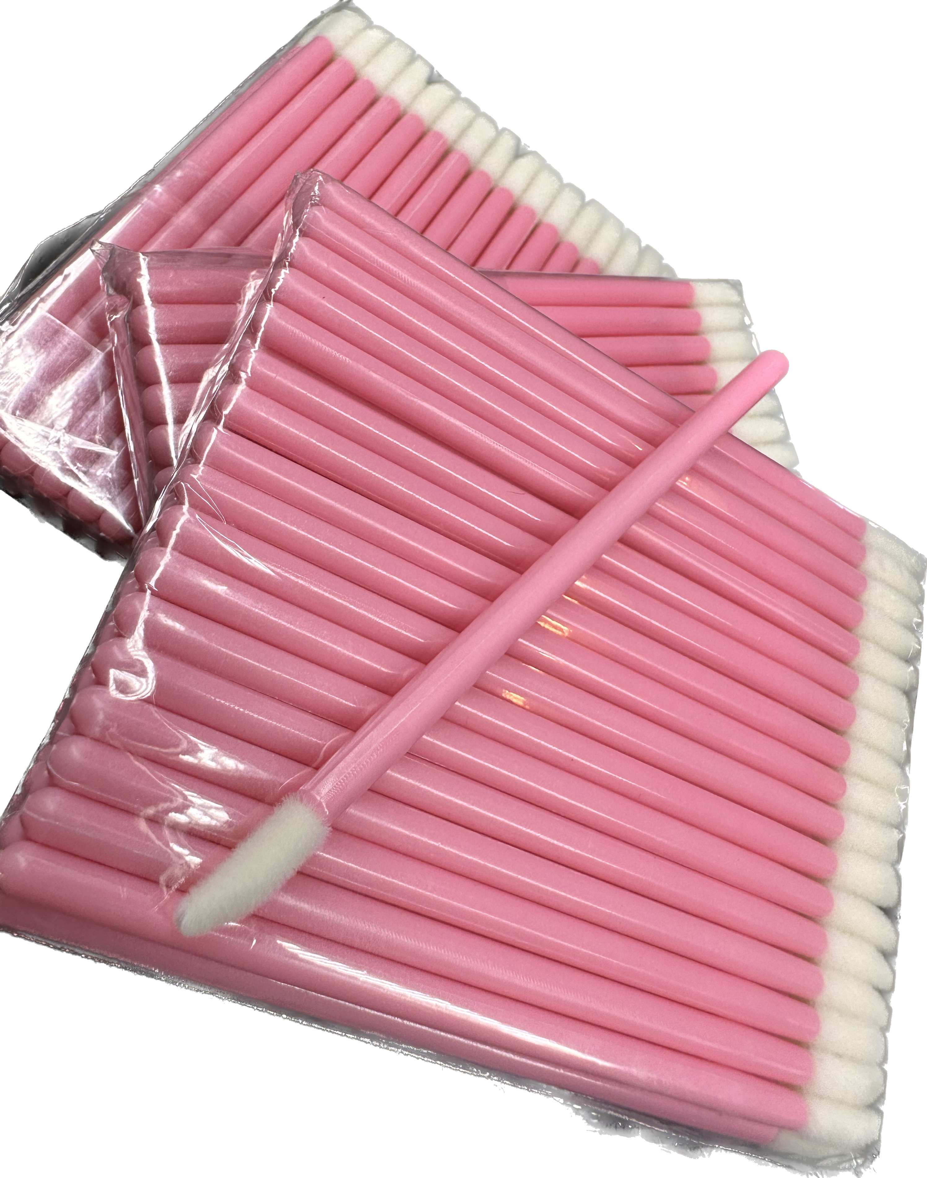 Lint free lip wand applicators