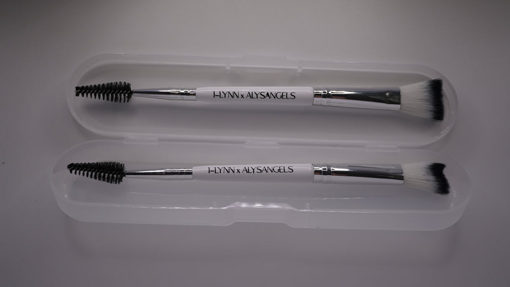Double sided Wash Brush - Fluffy Shampoo Brush & Spoolie Brush